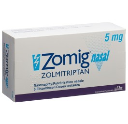 ZOMIG nasal spray nasal 5 mg monodos 6 pce