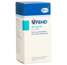 VFEND pdr 40 mg/ml pour susp fl 70 ml