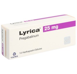 LYRICA caps 25 mg 14 pce