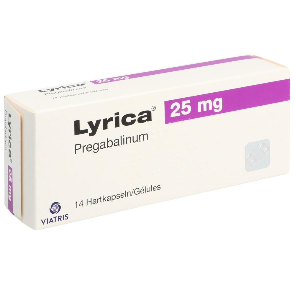 LYRICA caps 25 mg 14 pce