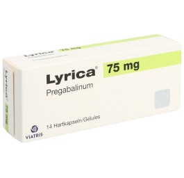 LYRICA caps 75 mg 14 pce