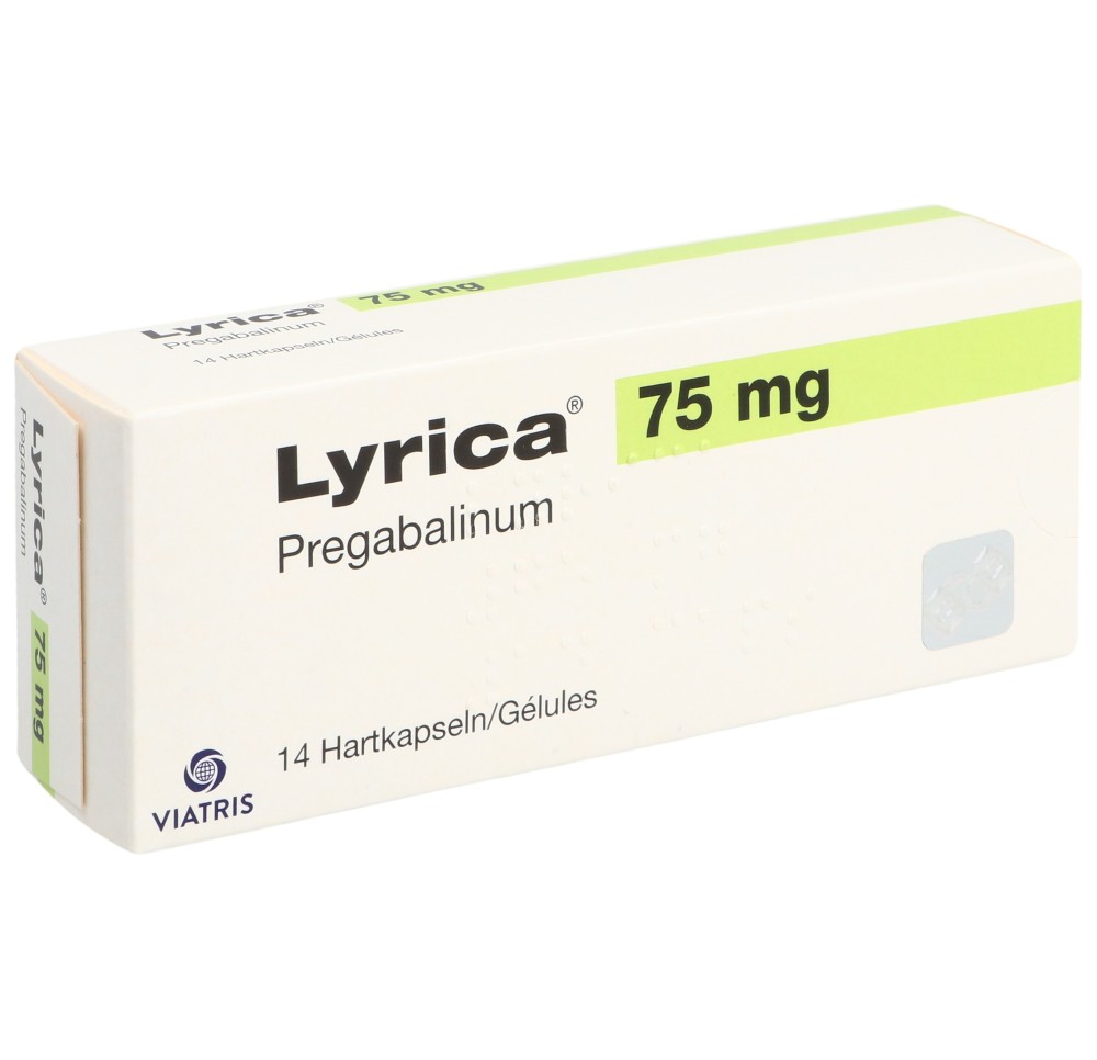 LYRICA caps 75 mg 14 pce