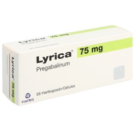 LYRICA caps 75 mg 56 pce