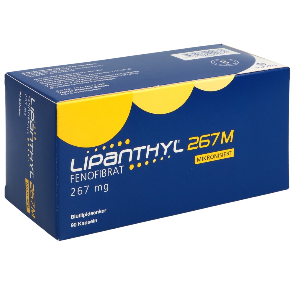 LIPANTHYL 267 M caps 267 mg 90 pce LIPANTHYL 267 M caps 267 mg 90 pce