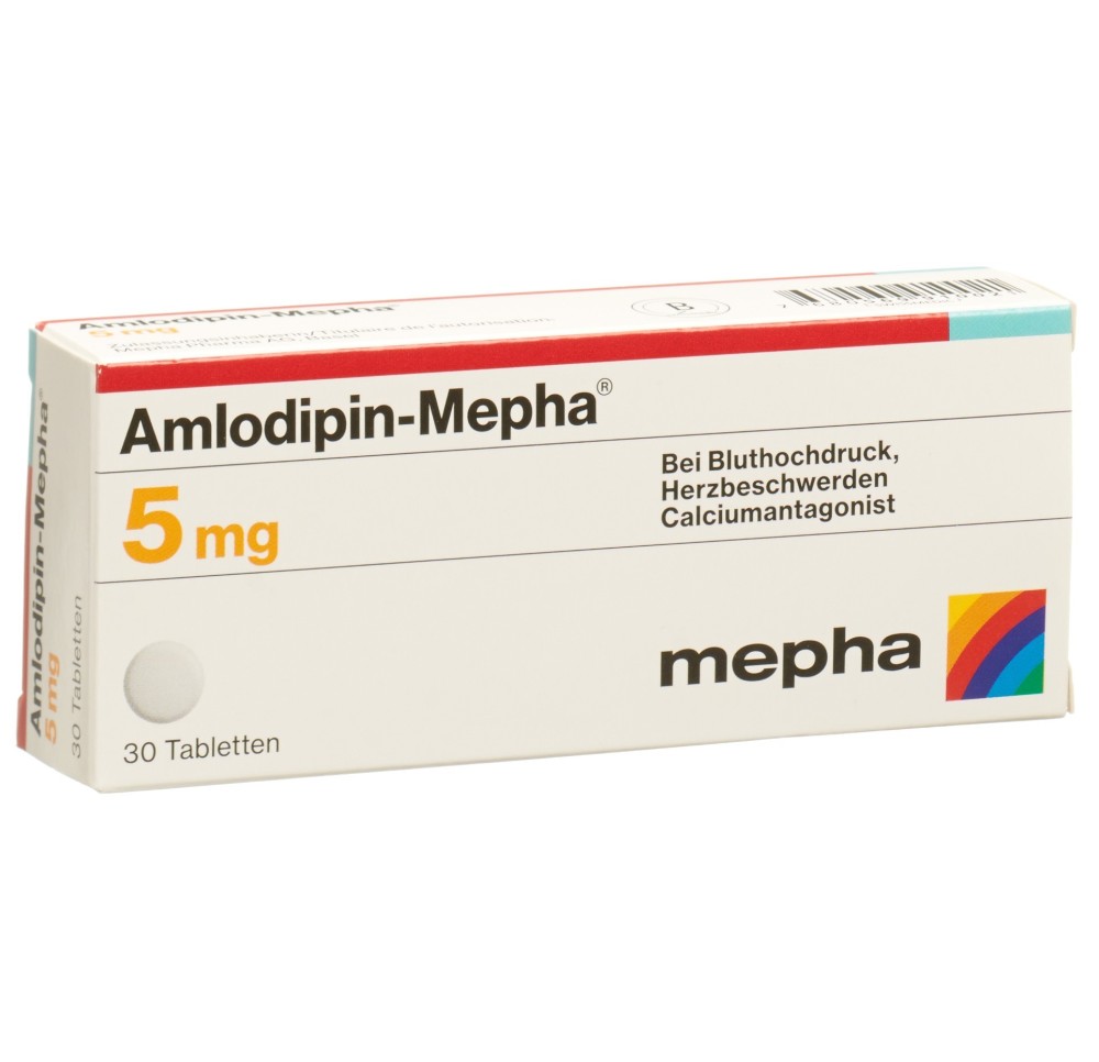 AMLODIPIN Mepha cpr 5 mg 30 pce