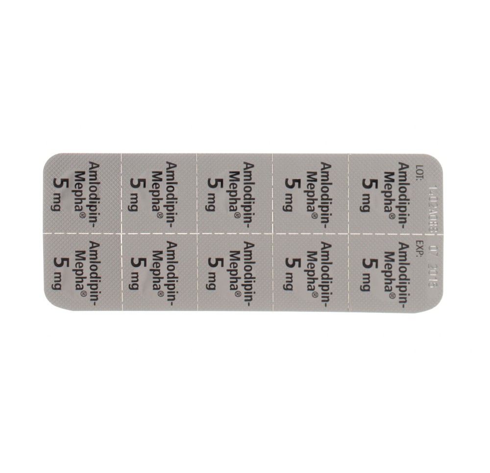 AMLODIPIN Mepha cpr 5 mg 100 pce