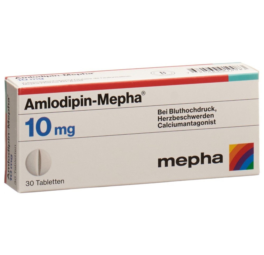 AMLODIPIN Mepha cpr 10 mg 30 pce