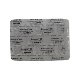 SIMCORA cpr pell 80 mg 100 pce