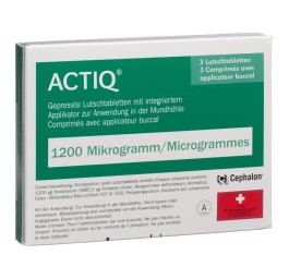 ACTIQ cpr buccaux 1200 mcg avec applicateur 3 pce