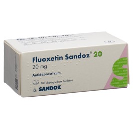 FLUOXETINE Sandoz cpr disp 20 mg 100 pce