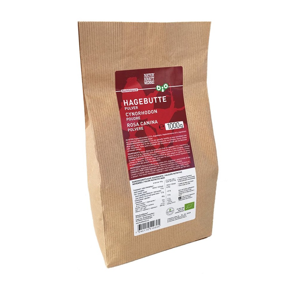 NATURKRAFTWERKE Cynorhodon Pdr bio rech 1000 g