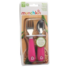 MUNCHKIN Raise fourchette et cuillère inox 2 pce