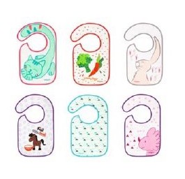 BABYONO bavoir Terry Flavor Expl 22x35cm 6M+ s BPA