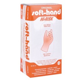 SERVOPRAX Soft-hand Hi-Risk gant M n pdr 50 pce
