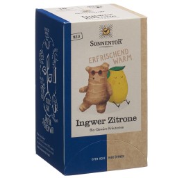 SONNENTOR thé gingembre citron BIO sach 18 pce