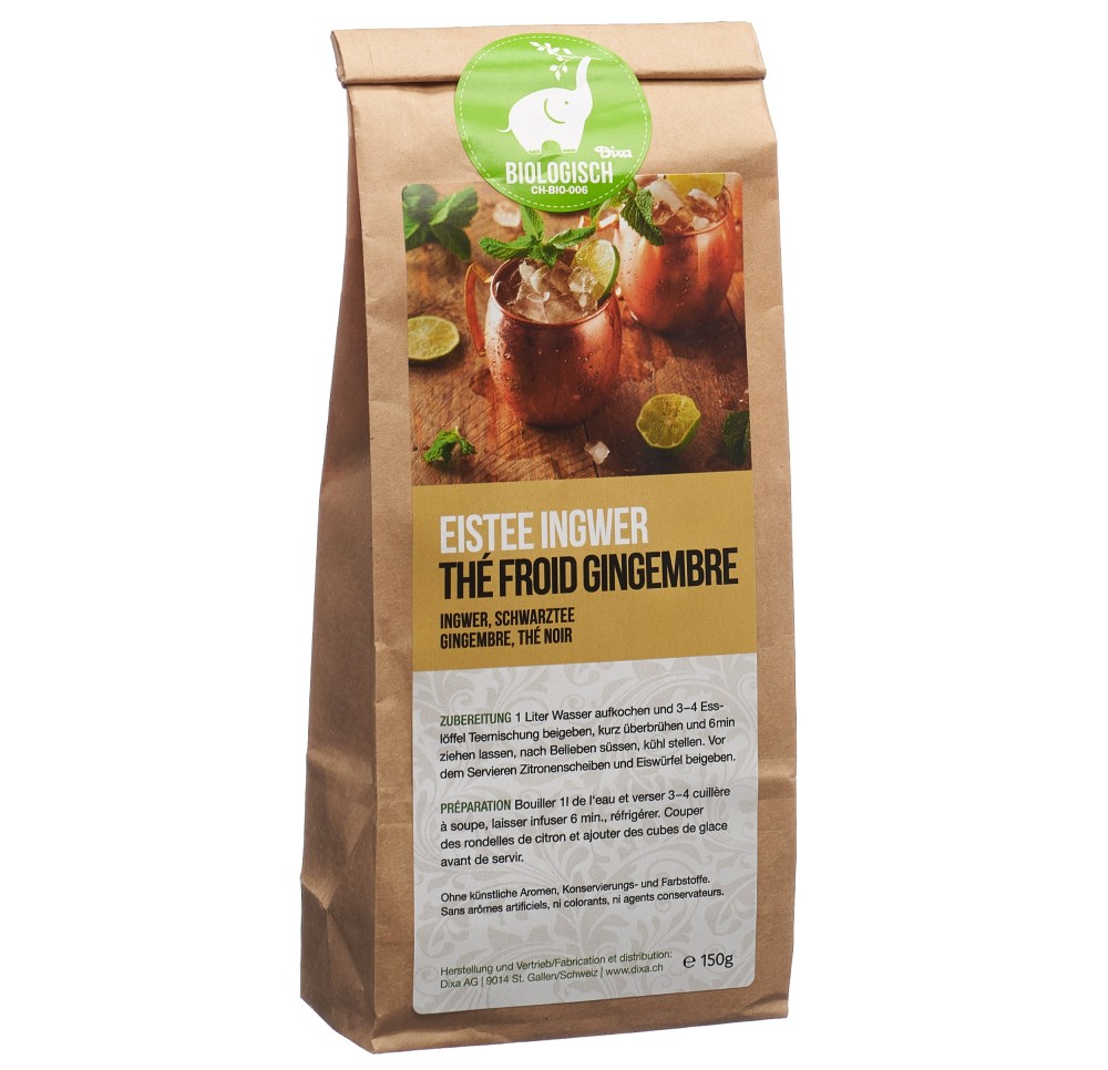 DIXA Ice Tea BIO gingembre 150 g DIXA Ice Tea BIO gingembre 150 g