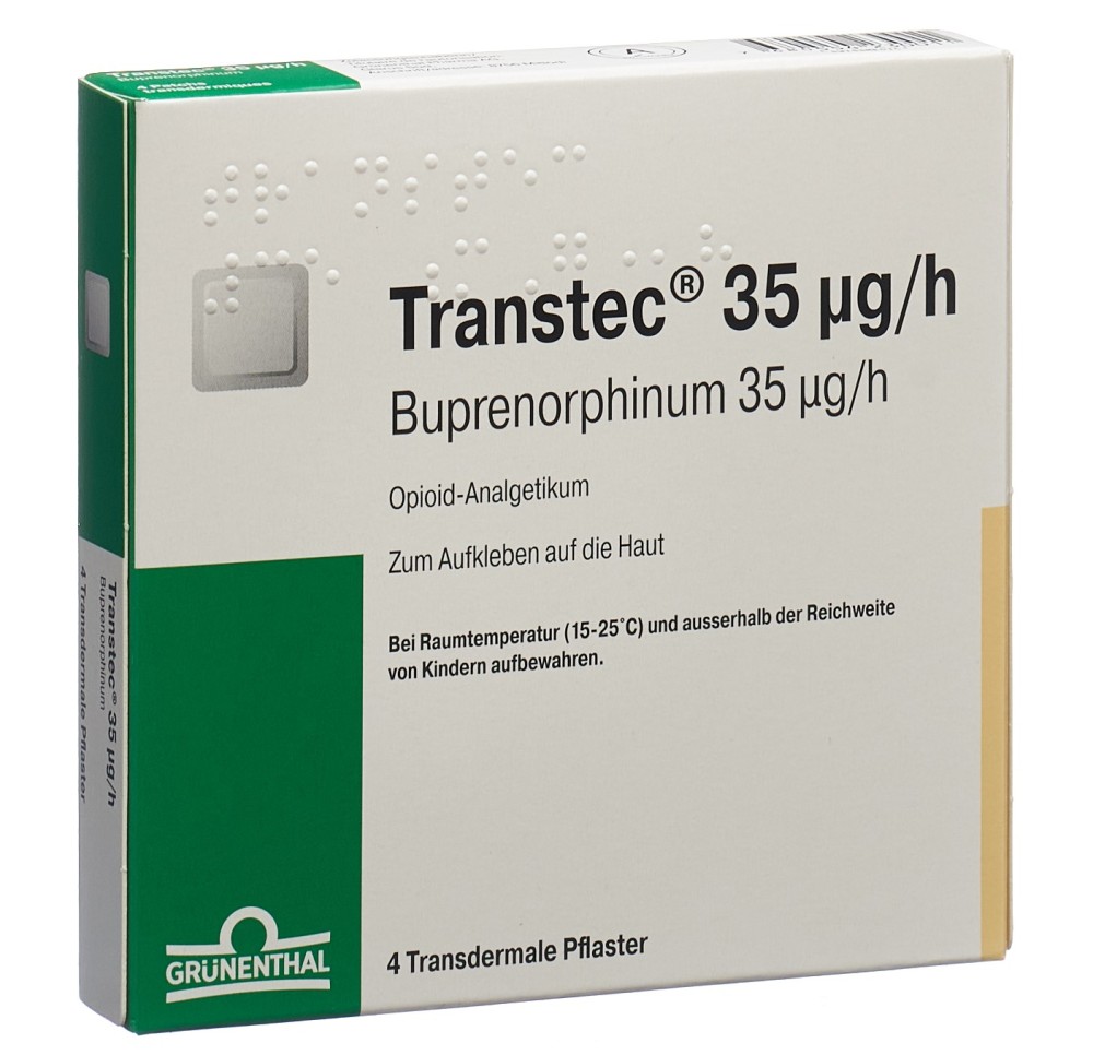 TRANSTEC patch mat 35 mcg/h sach 4 pce