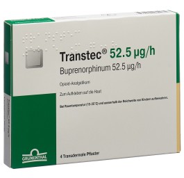 TRANSTEC patch mat 52.5 mcg/h sach 4 pce