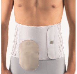 BORT Vario bandage support colostom M 22cm blanc