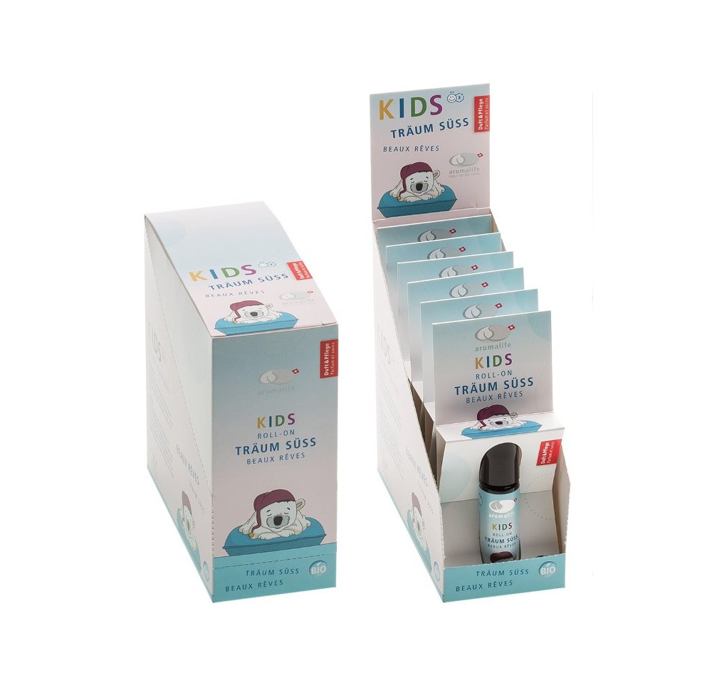 AROMALIFE kids roll-on display beaux rêves 6pce