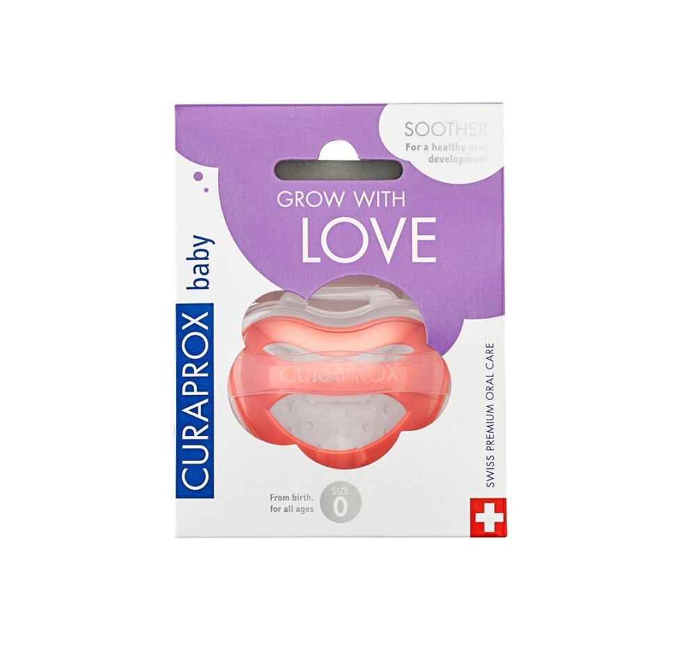 CURAPROX baby sucette Gr0 coral single