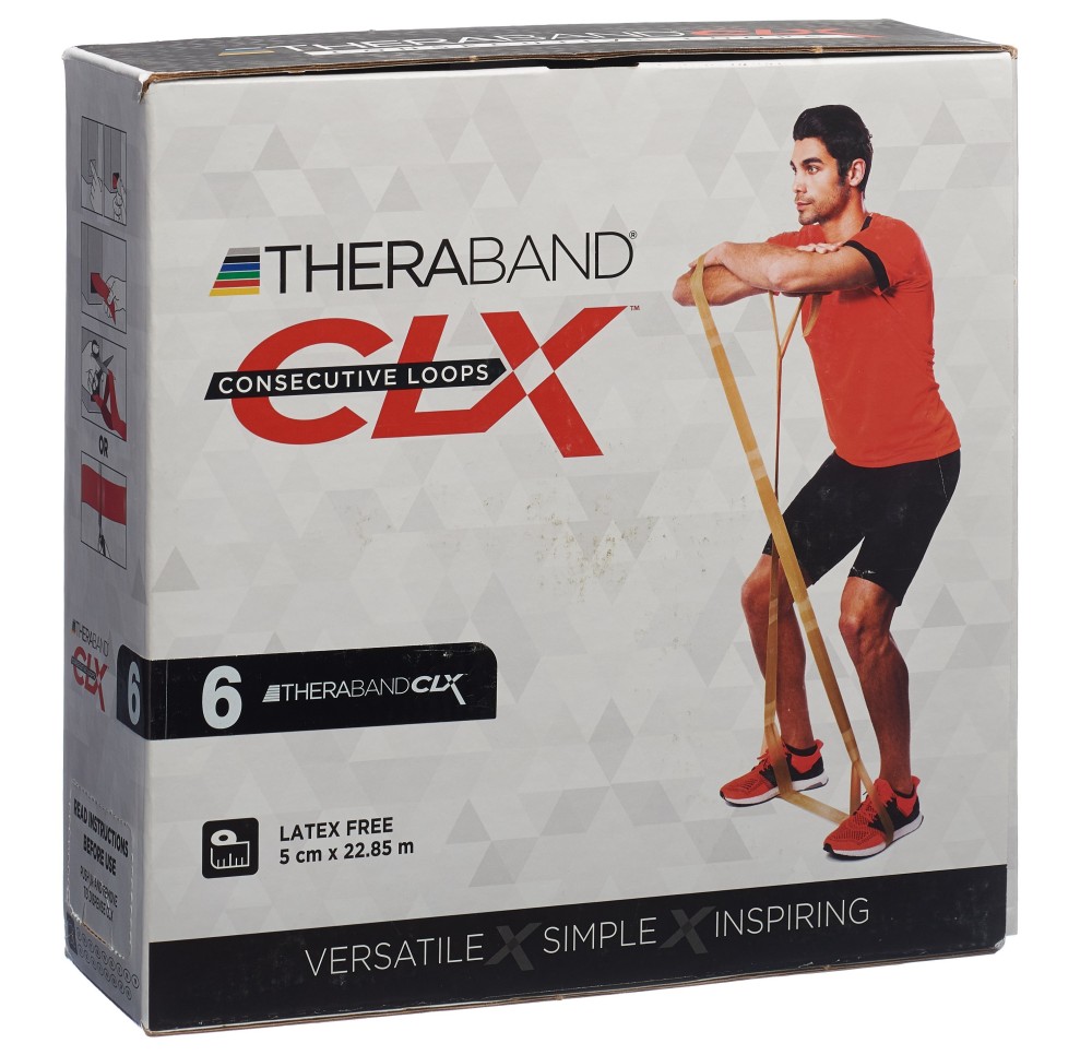 THERA BAND CLX22M Loops 3.3kg schwarz spezialstark