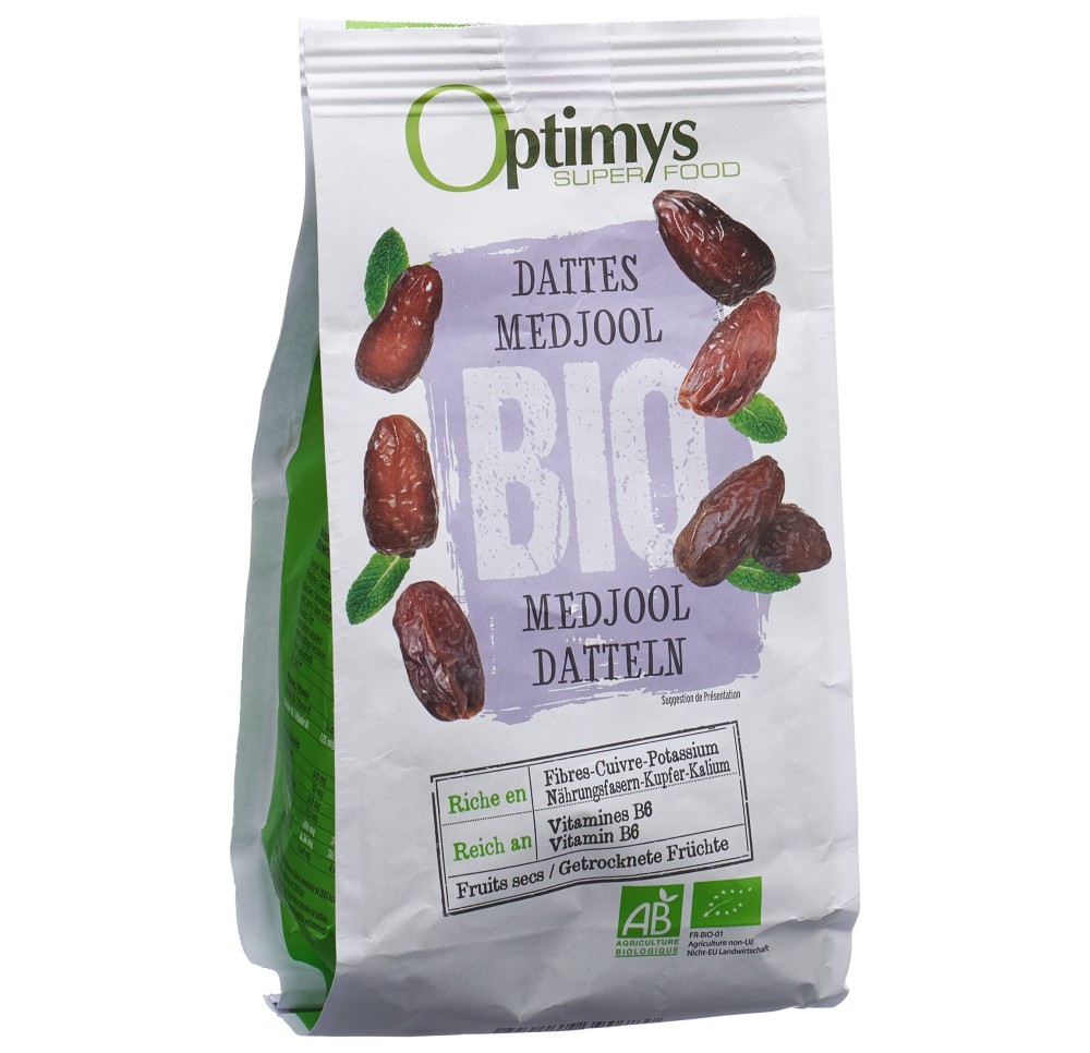 OPTIMYS dattes medjool bio 270 g OPTIMYS dattes medjool bio 270 g