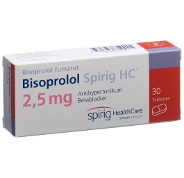 BISOPROLOL Spirig HC cpr 2.5 mg 30 pce