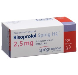 BISOPROLOL Spirig HC cpr 2.5 mg 100 pce