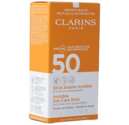 CLARINS SOLAIRE Protection Vis SPF50+ stick