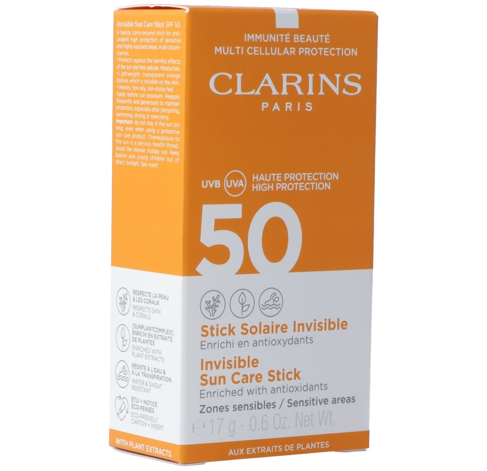 CLARINS SOLAIRE Protection Vis SPF50+ stick CLARINS SOLAIRE Protection Vis SPF50+ stick