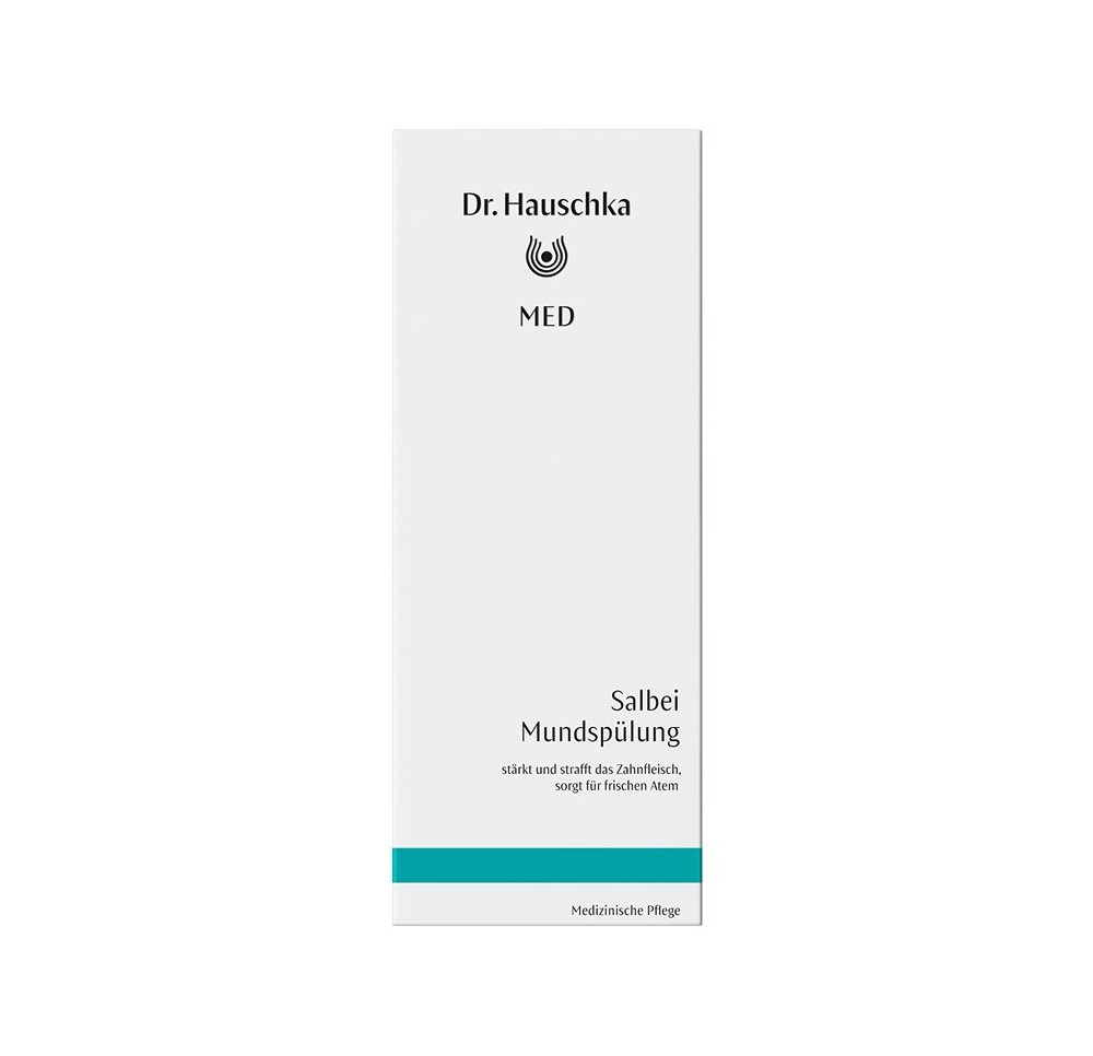 DR. HAUSCHKA MED bain de bouche à la sauge 300 ml DR. HAUSCHKA MED bain de bouche à la sauge 300 ml