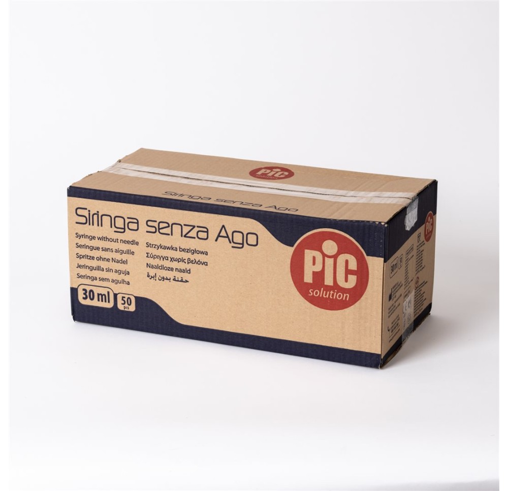 PIC SOLUTION seringue us un 30ml luer lo 50 pce