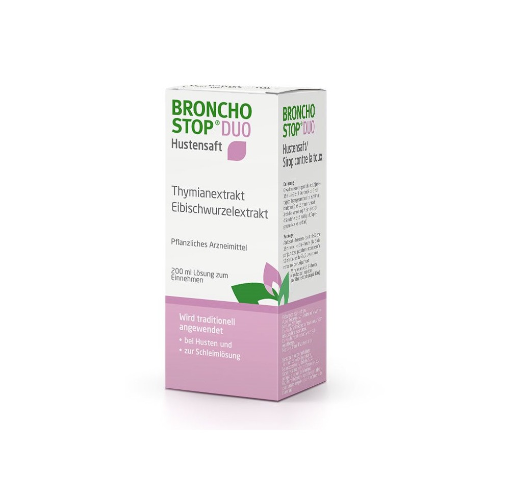 BRONCHOSTOP DUO sirop contre la toux fl 200 ml BRONCHOSTOP DUO sirop contre la toux fl 200 ml