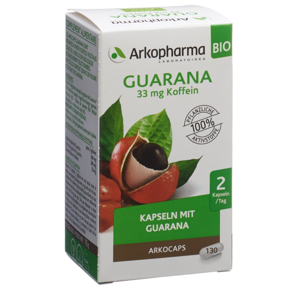 ARKOCAPS guarana caps bio bte 130 pce