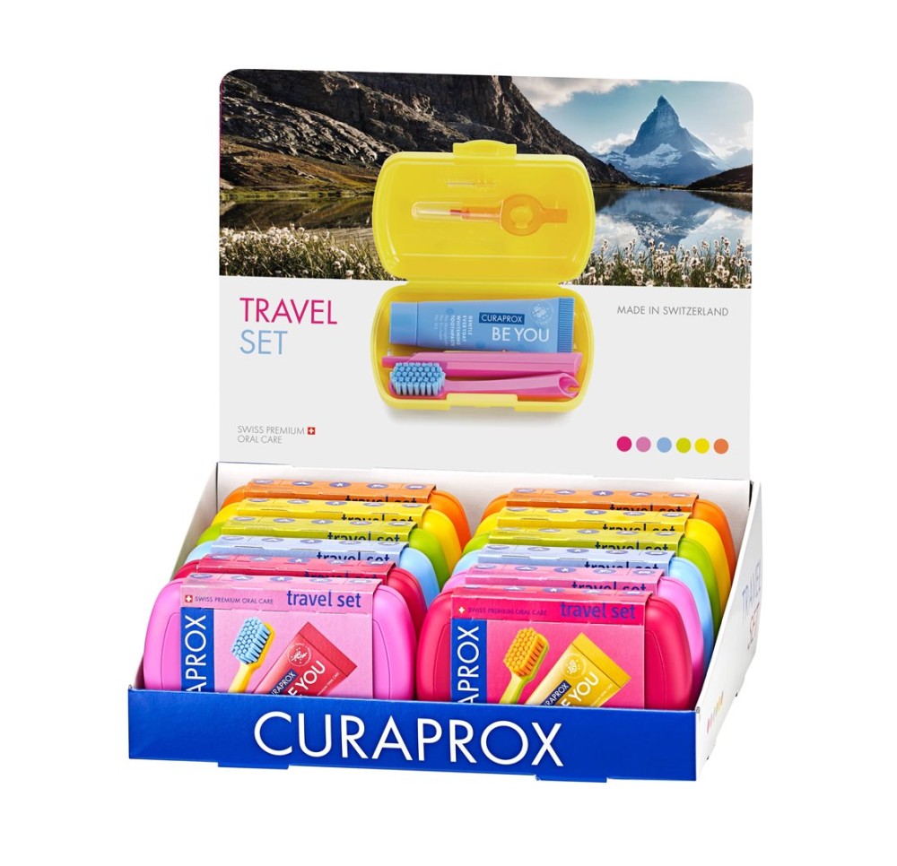CURAPROX travel set display 12 pce