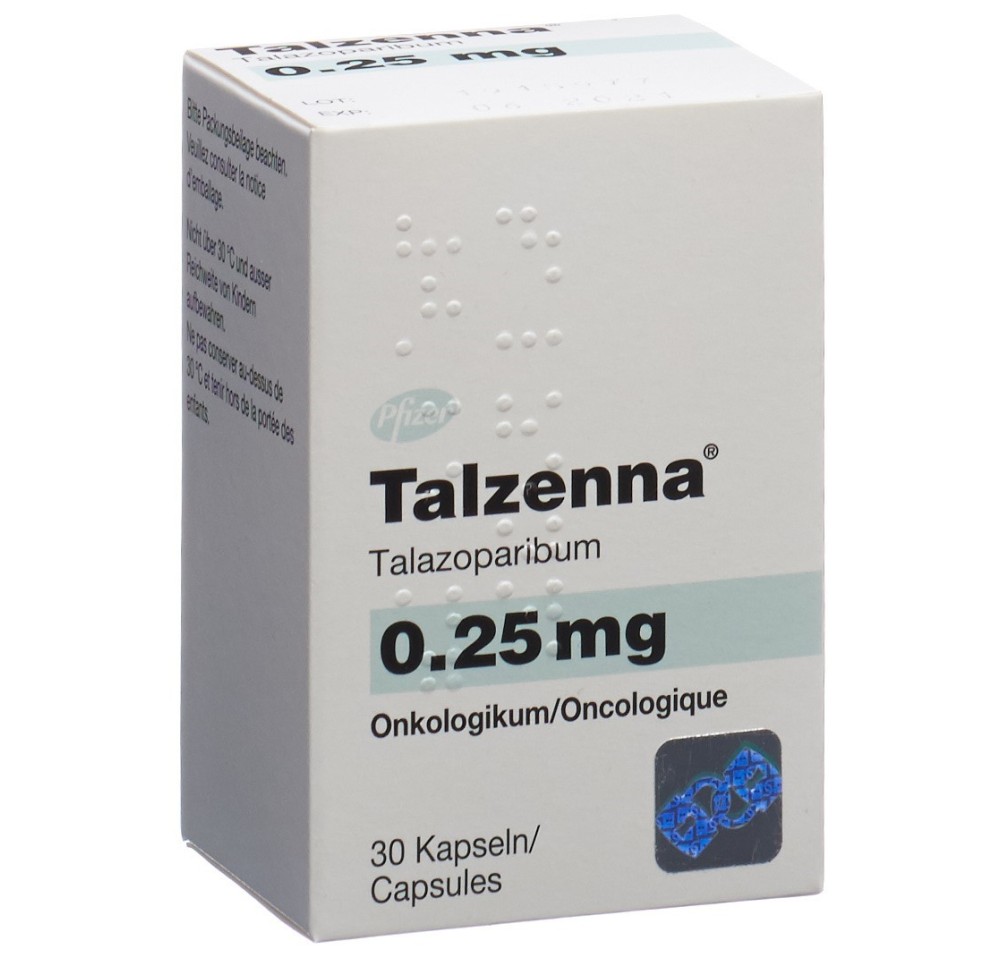 TALZENNA caps 0.25 mg bte 30 pce TALZENNA caps 0.25 mg bte 30 pce