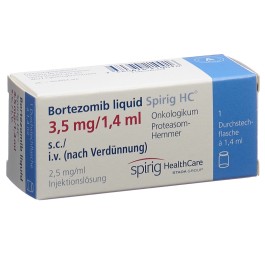 BORTEZOMIB LIQUID Spirig HC sol inj 3.5 mg/1.4ml