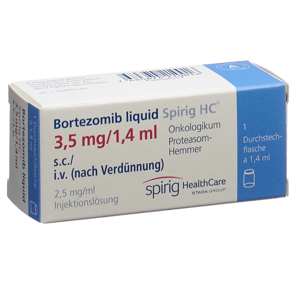 BORTEZOMIB LIQUID Spirig HC sol inj 3.5 mg/1.4ml BORTEZOMIB LIQUID Spirig HC sol inj 3.5 mg/1.4ml
