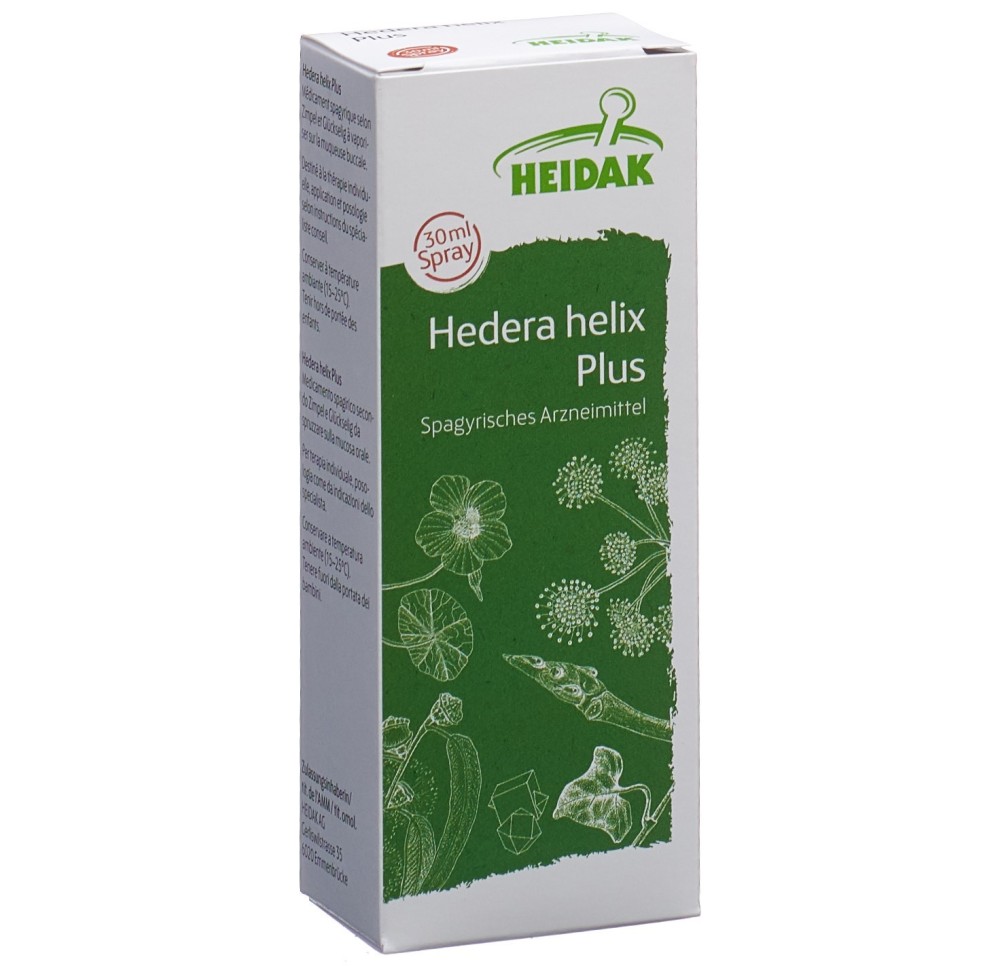 HEIDAK SPAGYRIK hedera helix plus spray fl 30 ml