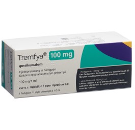 TREMFYA sol inj 100 mg/ml stylo pré-rempli 1 ml