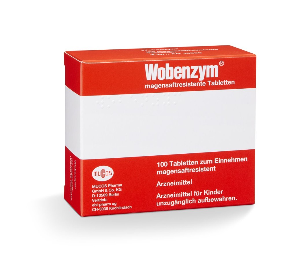 WOBENZYM cpr 100 pce