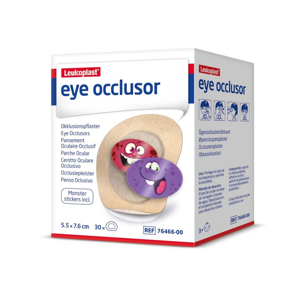 LEUKOPLAST Occlusion 5.5x7.6cm 30 pce LEUKOPLAST Occlusion 5.5x7.6cm 30 pce