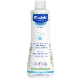 MUSTELA Lait de toilette peau norm s rinç 750 ml