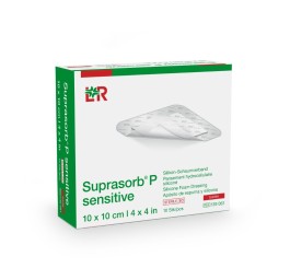 SUPRASORB P sensitive border 10x10cm 10 pce