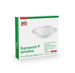 SUPRASORB P sensitive border Sacr 17x17.5cm 10 pce