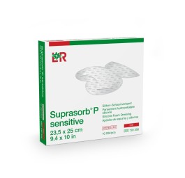 SUPRASORB P sensitive border Heel 23.5x25cm 10 pce