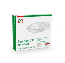 SUPRASORB P sensitive border Mult 12x15cm 10 pce