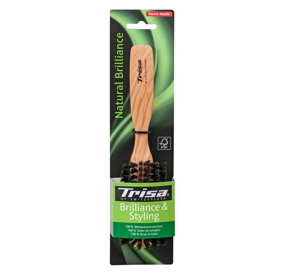 TRISA Natural Brilliance brosse chev demi-ronde
