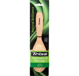 TRISA Natural Brilliance brosse pneum pics en bois